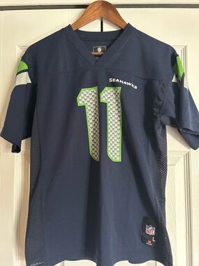 Seattle Seahawks Percy Harvin #11 Navy Football Jersey